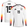 Maillot à Manches Longues Allemagne Sane 19 Domicile Euro 2024 Pour Homme